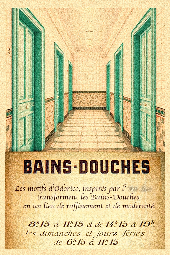 Affiche des Bains Douches